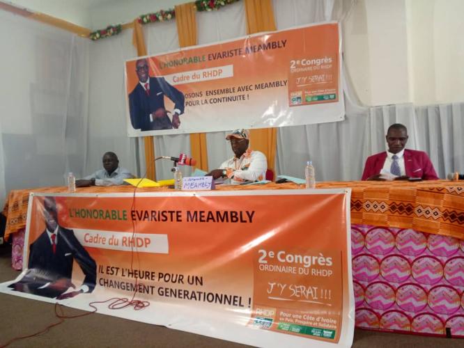 Après le congrès du RHDP / Evariste Méambly se prononce ce mercredi 